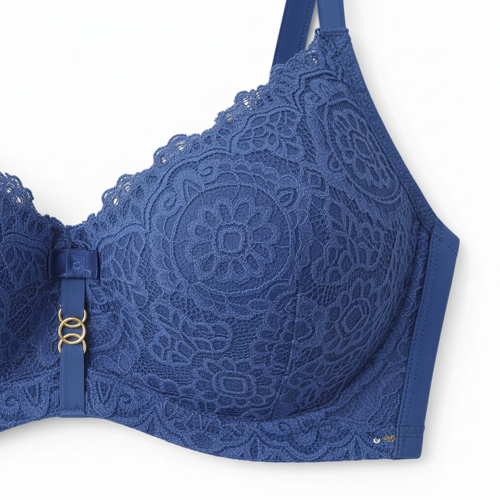 Lüks Mavi İç Çamaşırı - Detay Çekimi