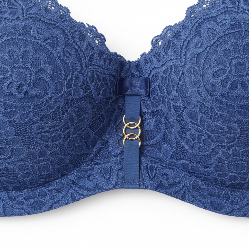 Lüks Mavi İç Çamaşırı - Detay Çekimi