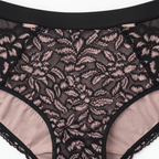 ALLA siyah ve pudra dantel büyük beden iç çamaşırı takımı. Destekli sütyen, rahat külot, şık ve konforlu tasarım. Online satın al.