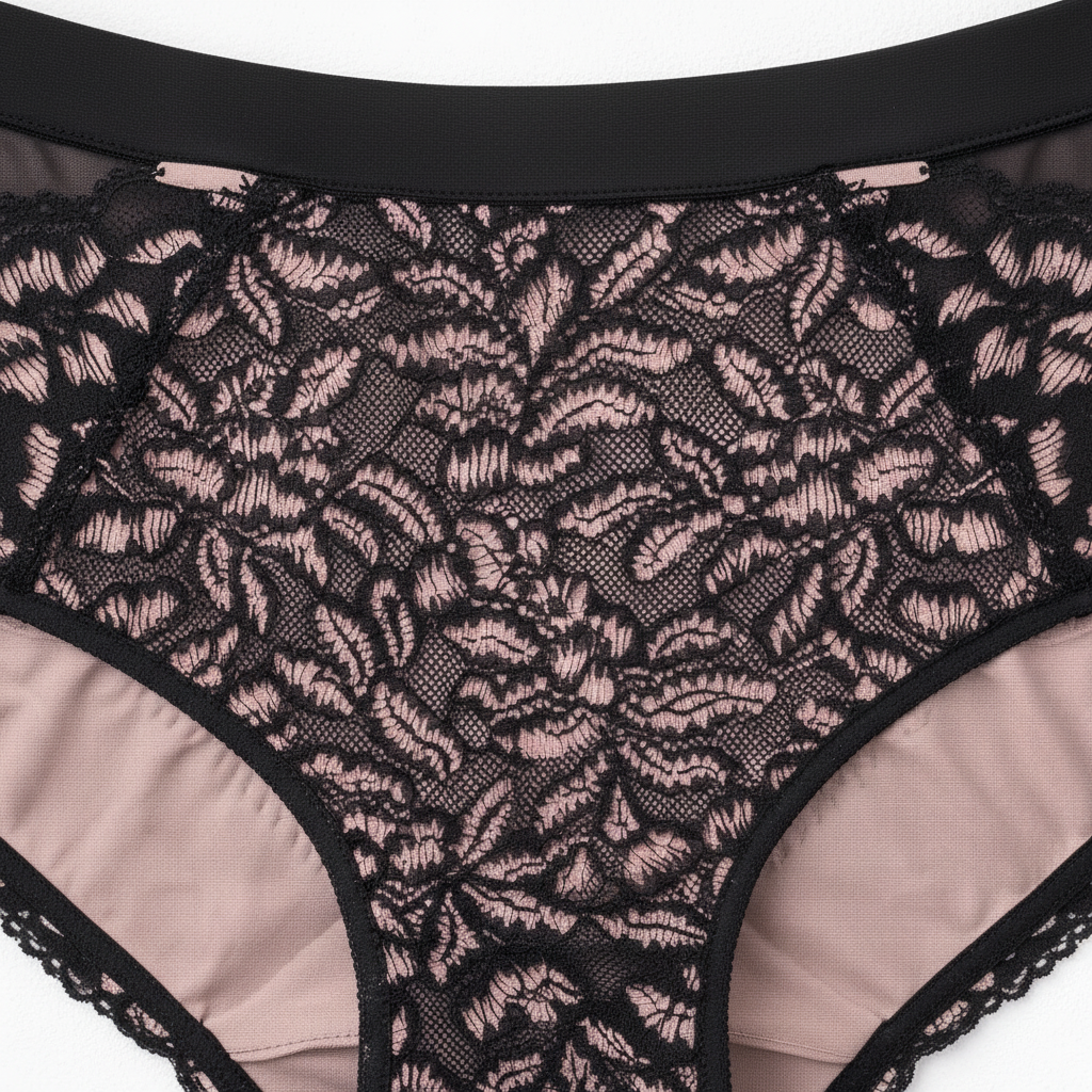 ALLA siyah ve pudra dantel büyük beden iç çamaşırı takımı. Destekli sütyen, rahat külot, şık ve konforlu tasarım. Online satın al.