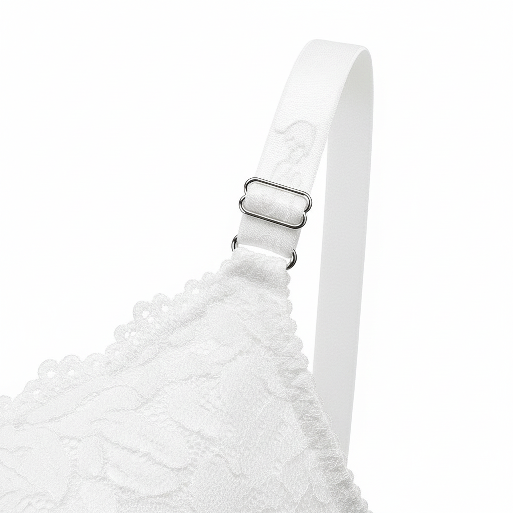 Ekru dantel destekli sütyen. Gelin ve özel gün kombinleri için ideal premium tasarım. Askı ve metal detay