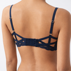 Lacivert Dantel Couture Sütyen – Sofistike Destek ve Zamansız Zarafet