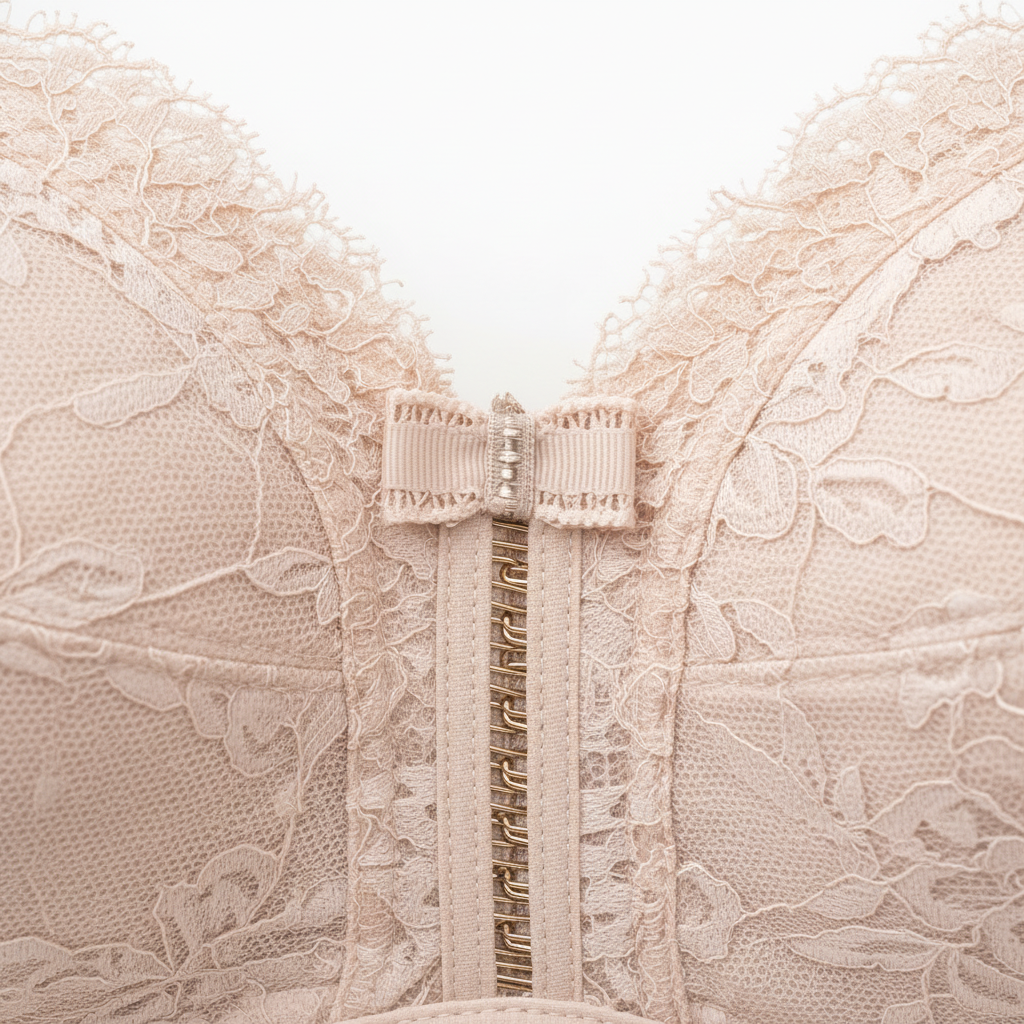 Fransız dantelli büyük beden sütyen; kolay kullanım, güçlü toparlama ve gün boyu konfor sunar. Ön kopça.