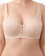 Fransız dantelli büyük beden sütyen; kolay kullanım, güçlü toparlama ve gün boyu konfor sunar