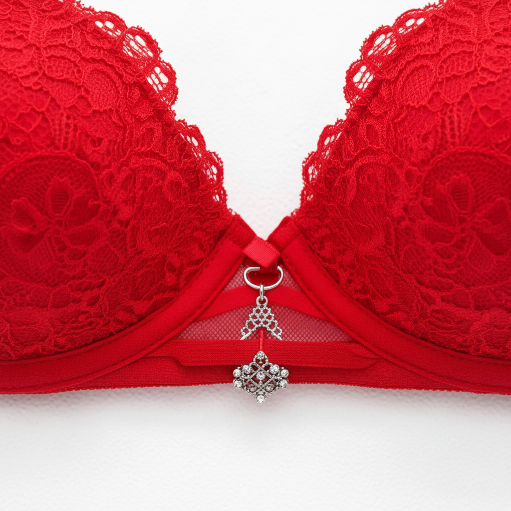 Şık ve toparlayıcı kırmızı dantel sütyen ve külot takımı. Premium kalite, feminen tasarım ve gün boyu konfor. Hemen keşfedin. Metal aksesuar.