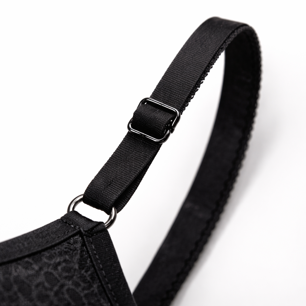 Zarif metal zincir detayı ve çoklu askı tasarımıyla modern feminen gücü yeniden tanımlar.