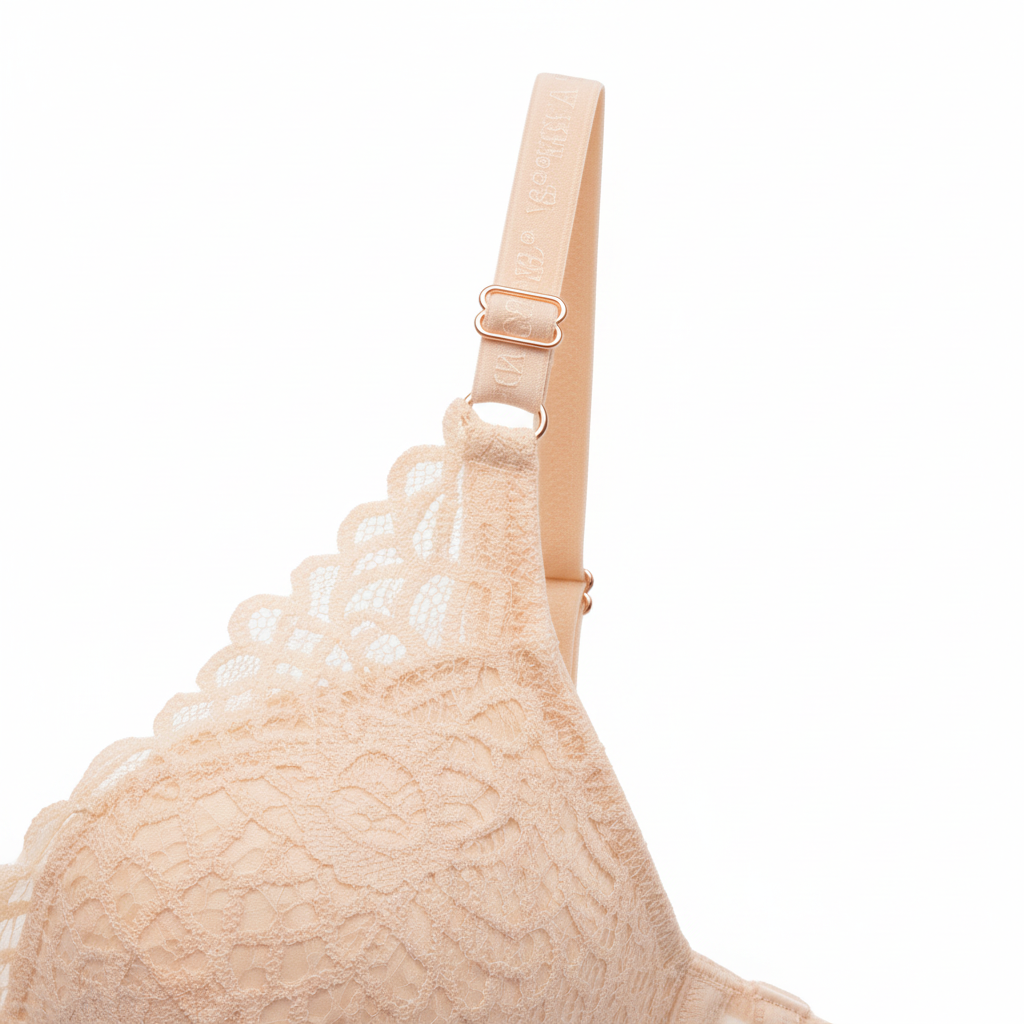 Premium nude dantel sütyen modeli. Askı ve metal detay.