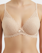 Premium nude dantel sütyen modeli.